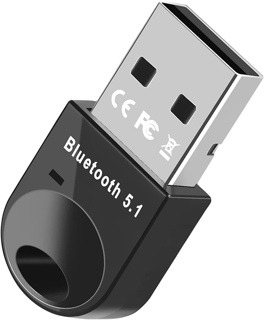 Bluetooth адаптер 5.1 + EDR 2022 блютуз адаптер для комп'ютера ноутбука ...