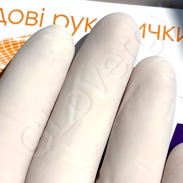 Перчатки латексные без пудры Medical Professional размер S белые 100 шт - изображение 2