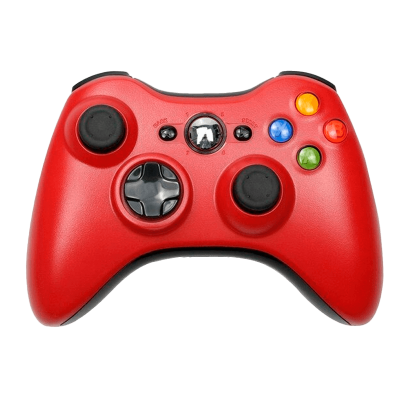 Геймпад Беспроводной RMC Xbox 360 Red - Фото 1 Геймпад Беспроводной RMC Xbox 360 Red - изображение 1