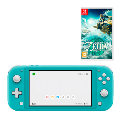 Набор Консоль Nintendo Switch Lite 32GB (045496452711) Turquoise +