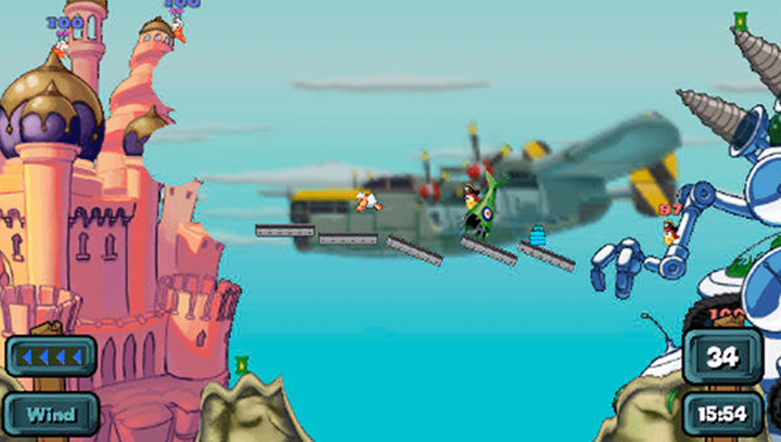 Игра Sony PlayStation Portable Worms Open Warfare 2 Английская Версия + Коробка Б/У - изображение 5