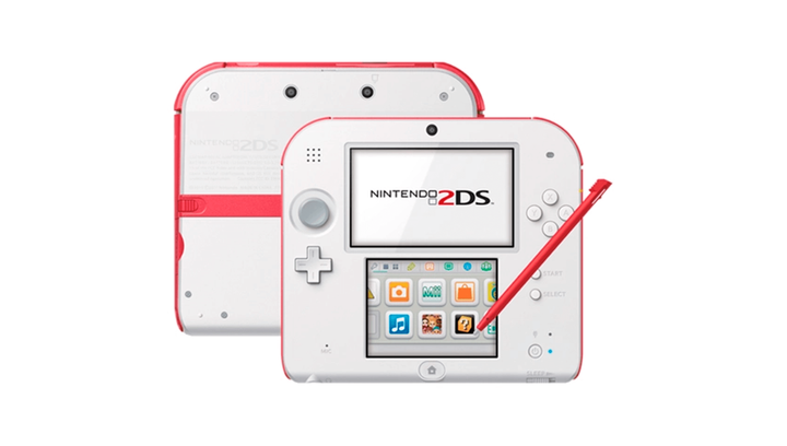 Консоль Nintendo 2DS Модифікована 32GB White Red + 10 Вбудованих Ігор Б/У - зображення 2
