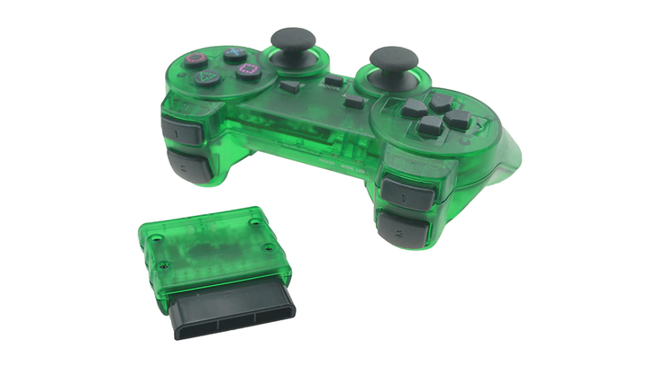 Геймпад Бездротовий RMC PlayStation 2 Green - зображення 5