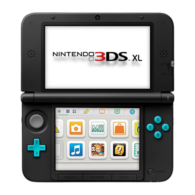 Nintendo　3DS Консоль Nintendo 3DS XL Модифікована 32GB Turquoise Black +