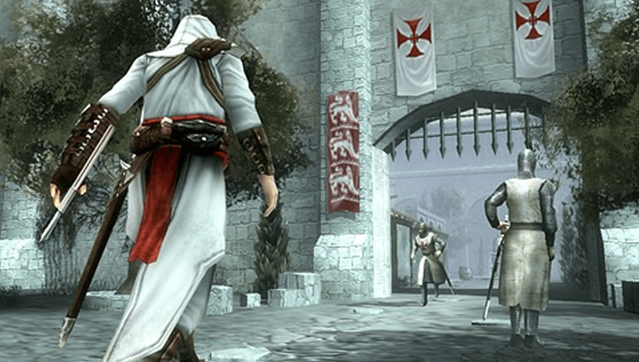 Игра Sony PlayStation Portable Assassin's Creed Bloodlines Русские Субтитры Без Обложки Б/У - изображение 5
