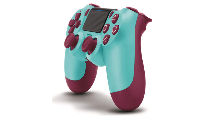 Геймпад Беспроводной Sony PlayStation 4 DualShock 4 Version 2 Berry Blue Б/У - изображение 4