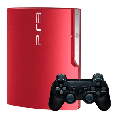 Консоль Sony PlayStation 3 Slim 320GB Scarlet Red Без Коробки Б/У - Фото 1 Консоль Sony PlayStation 3 Slim 320GB Scarlet Red Без Коробки Б/У - зображення 1