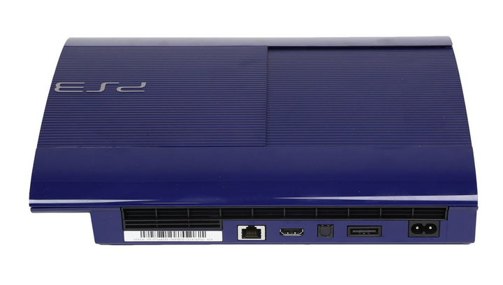Набор Консоль Sony PlayStation 3 Super Slim 500GB Azurite Blue Б/У + Геймпад Беспроводной RMC Black - Фото 3 Набор Консоль Sony PlayStation 3 Super Slim 500GB Azurite Blue Б/У + Геймпад Беспроводной RMC Black - изображение 3