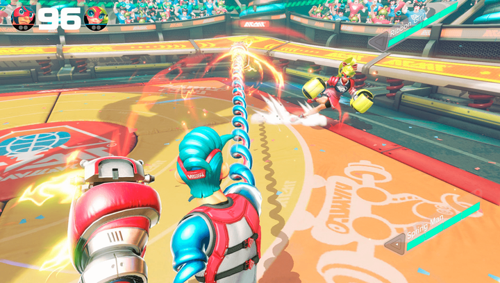 Игра Nintendo Switch Arms Русские Субтитры Б/У - Фото 2 Игра Nintendo Switch Arms Русские Субтитры Б/У - изображение 2