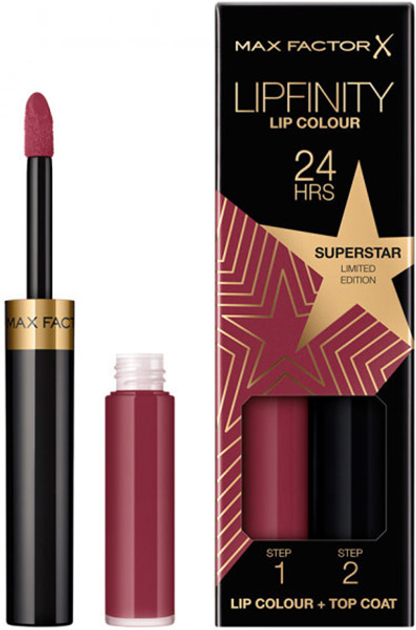 Szminka Max Factor Lipfinity 2 Step trwała 86 Superstar (3614229457780) - obraz 3