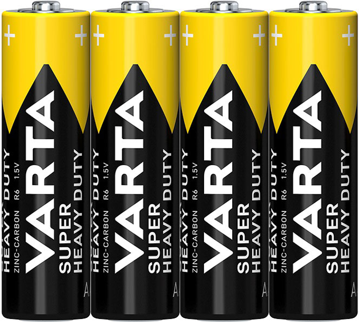 Батарейка Varta SUPER HEAVY DUTY AA FOL 4 шт. (2006101304) – фото ...