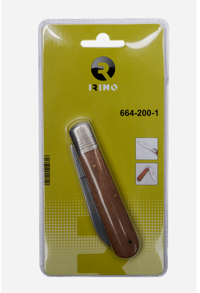 Нож складной IRIMO для электриков с деревянной рукояткой (664-200-1) - Фото 4 Нож складной IRIMO для электриков с деревянной рукояткой (664-200-1) - изображение 4