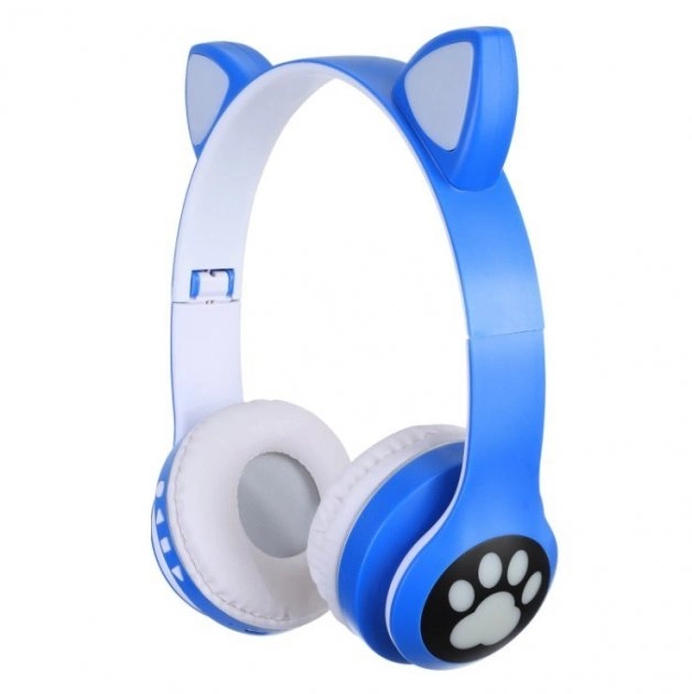 Наушники беспроводные Bluetooth CAT EAR VZV-23M (детские наушники, наушники котик, наушники с ушками) - Фото 2 Наушники беспроводные Bluetooth CAT EAR VZV-23M (детские наушники, наушники котик, наушники с ушками) - изображение 2