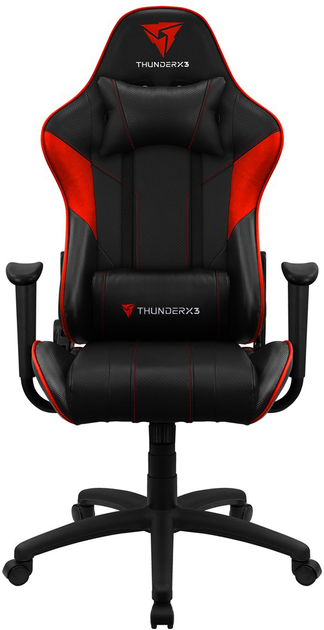 Ігрове крісло Aerocool EC3 AERO-EC3-BR Червоно-чорний - зображення 1
