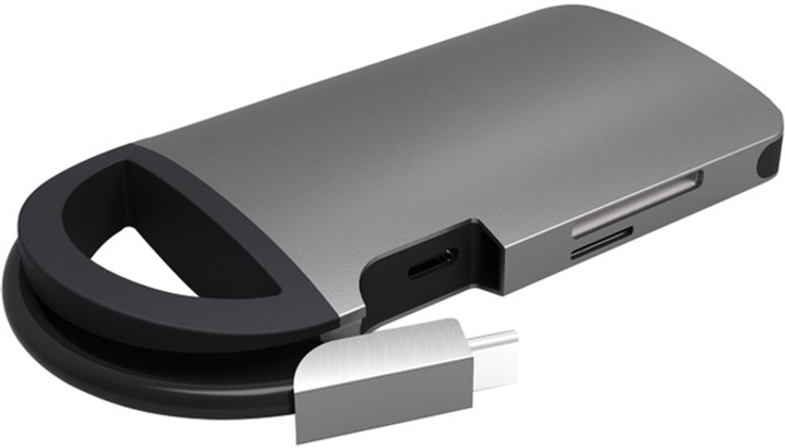 Hub USB-C Umax U-Connect Type-C Multiport H8 (8595142717616) - obraz 4