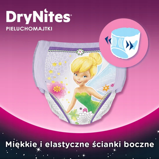 Підгузки-трусики Huggies DryNites для дівчаток 4-7 років 10 шт. (5029053527581) - зображення 8