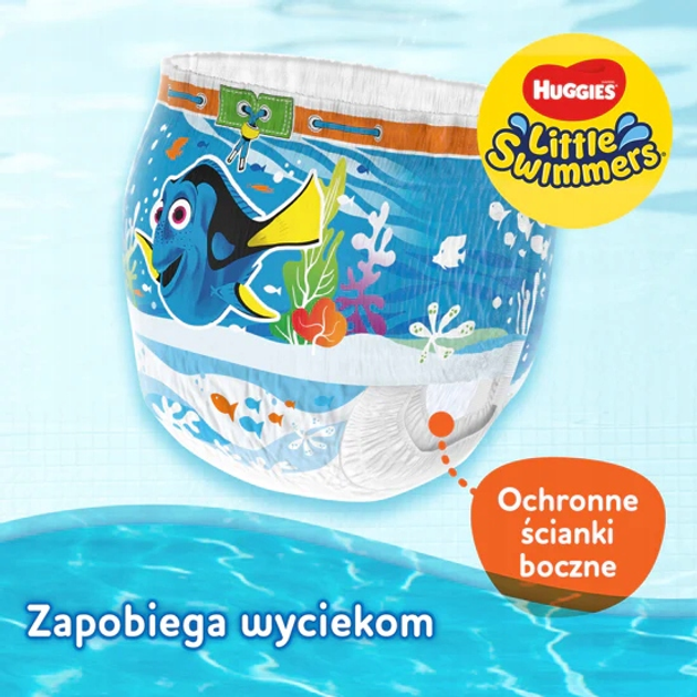 Підгузки-трусики Huggies Little Swimmers 3-4 12 шт. (36000183399) - зображення 6