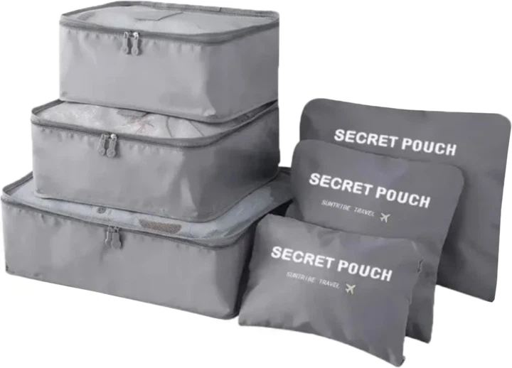 Набір органайзерів для речей Ason Secret Pouch 6 сумочок на застібках