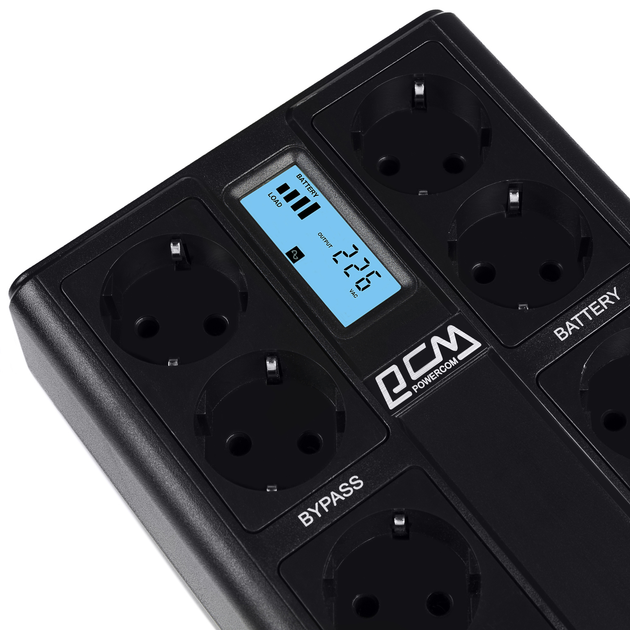 ИБП Powercom CUB-1000N LCD - изображение 6