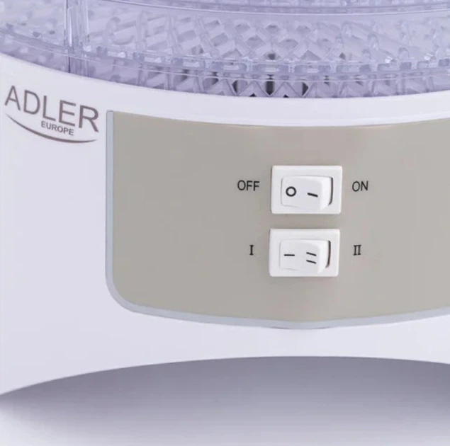 СУШКА ДЛЯ ФРУКТІВ І ОВОЧІВ ADLER AD 6654 - зображення 3
