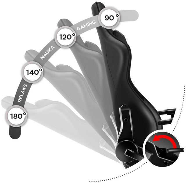 Fotel gamingowy huzaro HZ-Ranger 6.0 Czarny - obraz 10