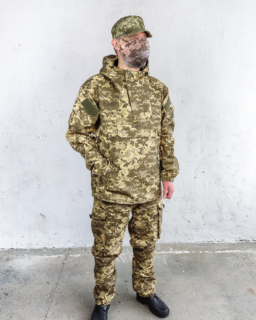 Костюм "Горка штурмова" військова форма бавовна 100% камуфляж піксель ВСУ МM14 60-62, зірст 3/4 - зображення 2