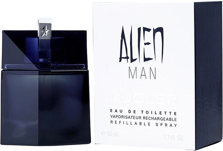 Туалетна вода для чоловіків Mugler Alien Man Refillable 50 мл (3439600029741) - зображення 1