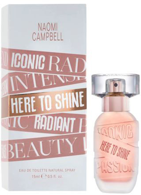 Woda toaletowa damska Naomi Campbell Here To Shine 15 ml (5050456003044) - obraz 1