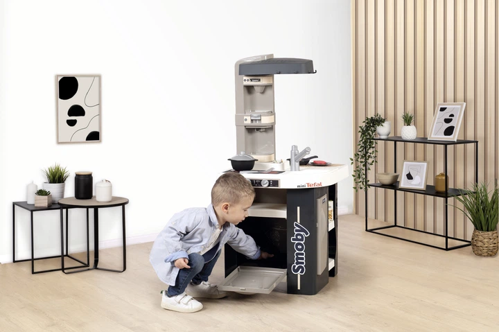 Interaktywna kuchnia Smoby Tefal Studio French z akcesoriami Grafit (311056) (3032163110569) - obraz 11