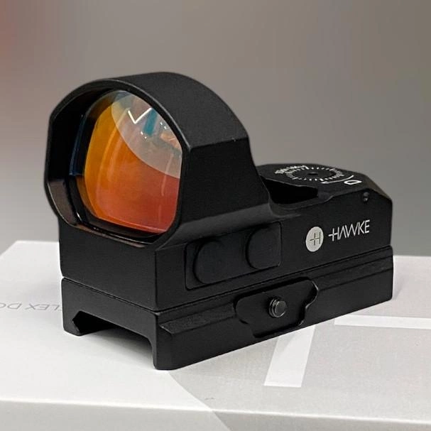 Коліматорний приціл Hawke Reflex Sight "Wide View" Weaver 3МОА, червона точка - зображення 1