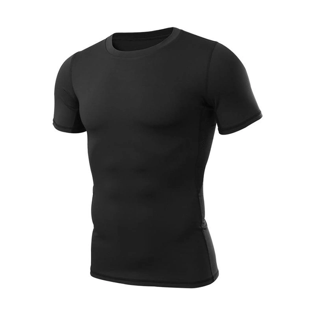Тактична футболка Lesko A159 Black розмір 2XL чоловіча з коротким рукавом - зображення 2