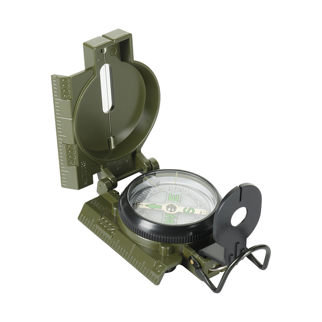 M-Tac компас армійський Ranger олива, тактичний компас, компас армійський з кришкою, компас військовий олива - зображення 2