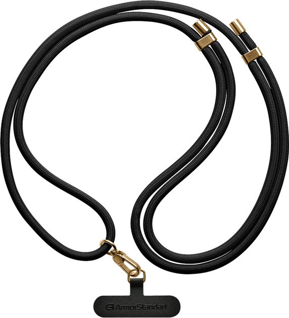 Акція на Ремінець для смартфона ArmorStandart Rope Gold Onyx with Dark holder від Rozetka