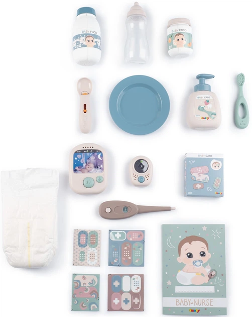 Centrum zabaw Smoby Toys Baby Nurse Cocoon Nursery Elektroniczny Kącik opiekunki (7600220379) - obraz 4
