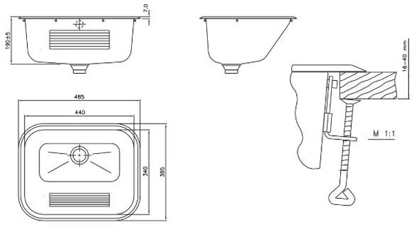Zlewozmywak TEKA VK 44 NF - obraz 2