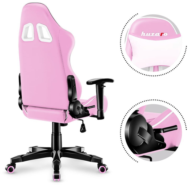 Ігрове крісло huzaro HZ-Ranger 6.0 Pink - зображення 4