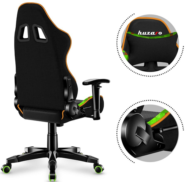 Fotel gamingowy Huzaro HZ-Ranger 6.0 Pixel Mesh - obraz 9