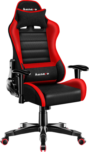Fotel gamingowy huzaro HZ-Ranger 6.0 Red Mesh - obraz 1