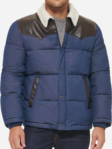 Куртка зимняя короткая мужская Levi's 628262422 M Синяя (1159785356 ...