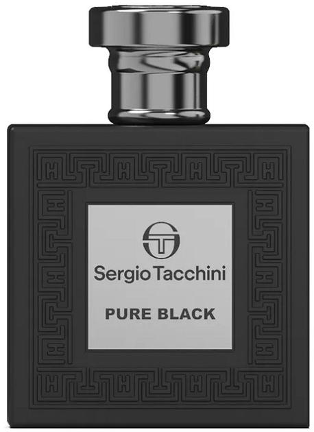Woda toaletowa damska dla mężczyzn Sergio Tacchini Pure Black 100 ml (810876033695) - obraz 1