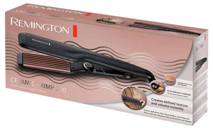 Щипці для волосся Remington Ceramic Crimp 220 S3580 (4008496975563) гофре - зображення 5