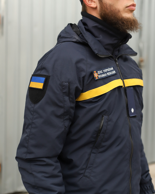 Куртка Вітровка Патрол для ДСНС на сітці синя 56 No Brand 170311_5 - зображення 2
