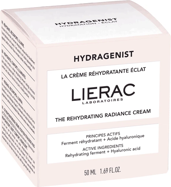 Krem do twarzy Lierac Hydragenist Illuminating Rehydrating 50 ml (3701436910938) - obraz 2