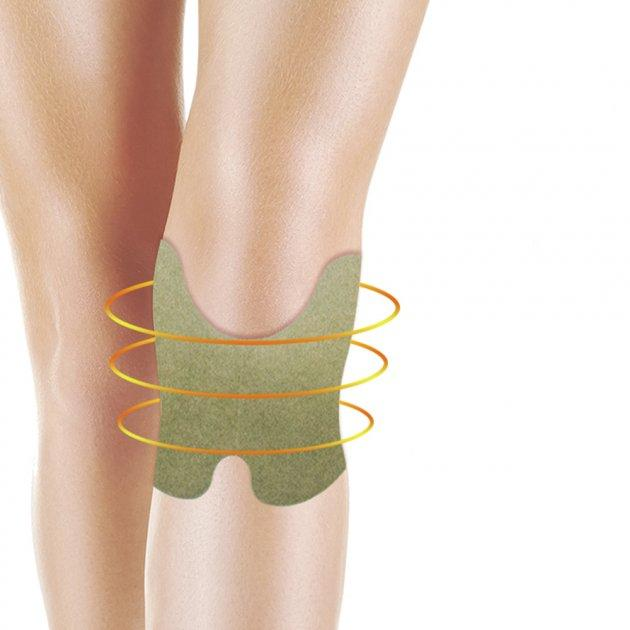 Пластир для зняття болю в суглобах коліна з екстрактом полиня 10 штук - зображення 2