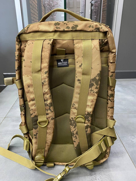 Військовий рюкзак 50 л WOLFTRAP, Жандарм, тактичний рюкзак для військових, армійський рюкзак для солдатів - зображення 2