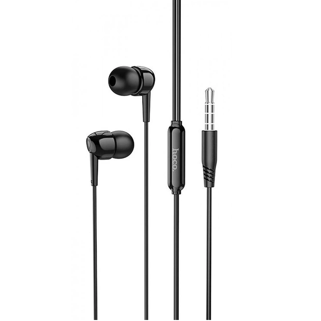 Наушники проводные Hoco M99 вакуумные с микрофоном Black - изображение 2