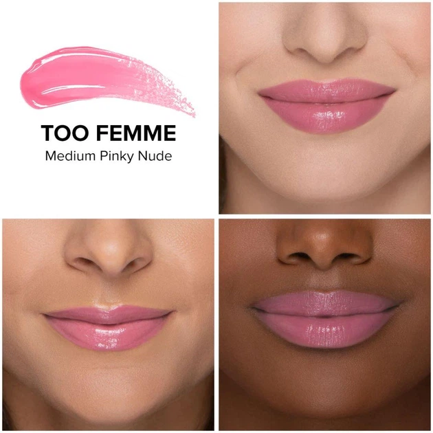 Зволожувальна помада з глянсовим фінішем Too Faced Heart Core Lipstick Too Femme 2.8 г - зображення 3