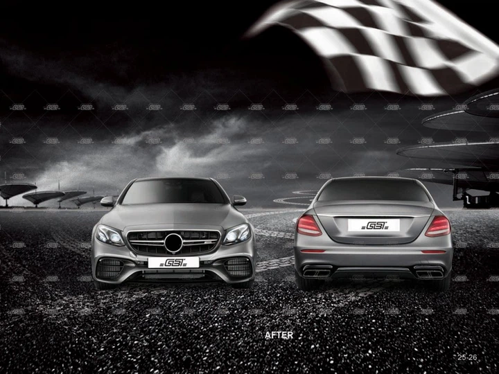 Полный обвес AMG E63 (для 2016-2020) для Mercedes E-сlass W213 - изображение 3