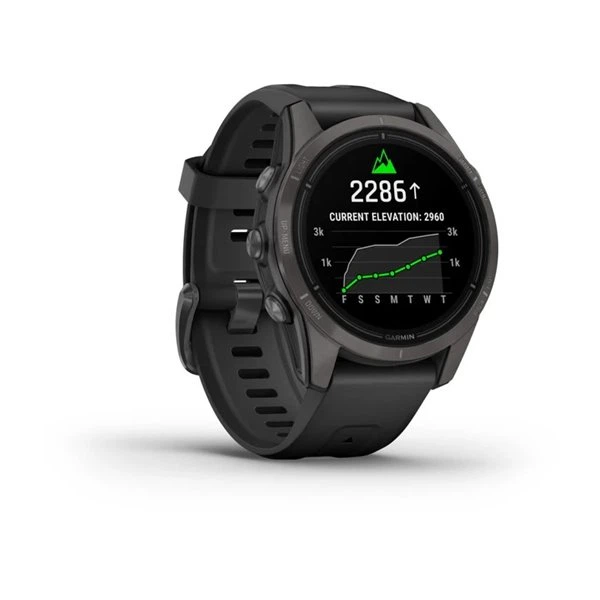 Смарт-годинник Garmin epix Pro (Gen 2) Sapphire Edition 42 mm Carbon Grey DLC Titanium with Black Band (010-02802-15) - зображення 3