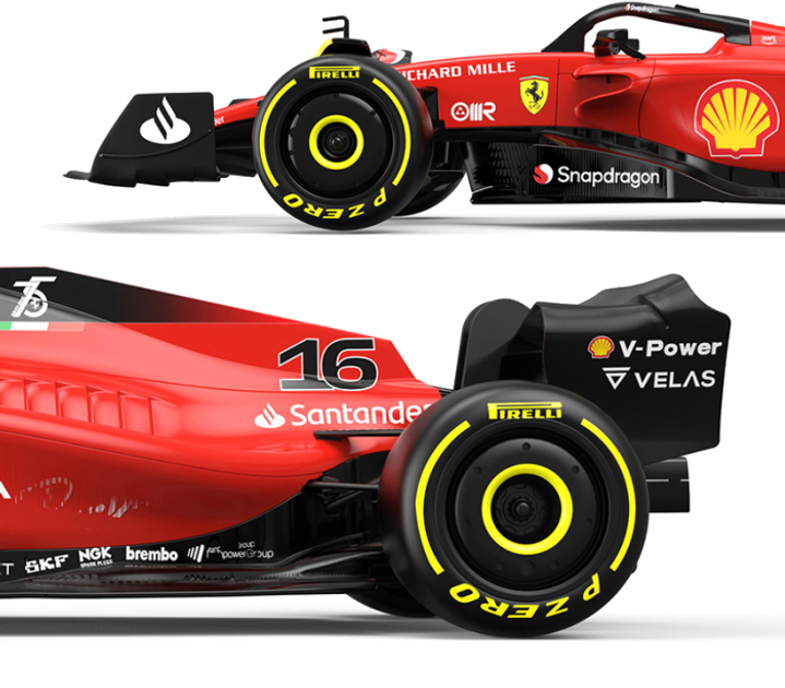 Samochód Rastar Ferrari F1 75 1:12 99900 (6930751322417) - obraz 5